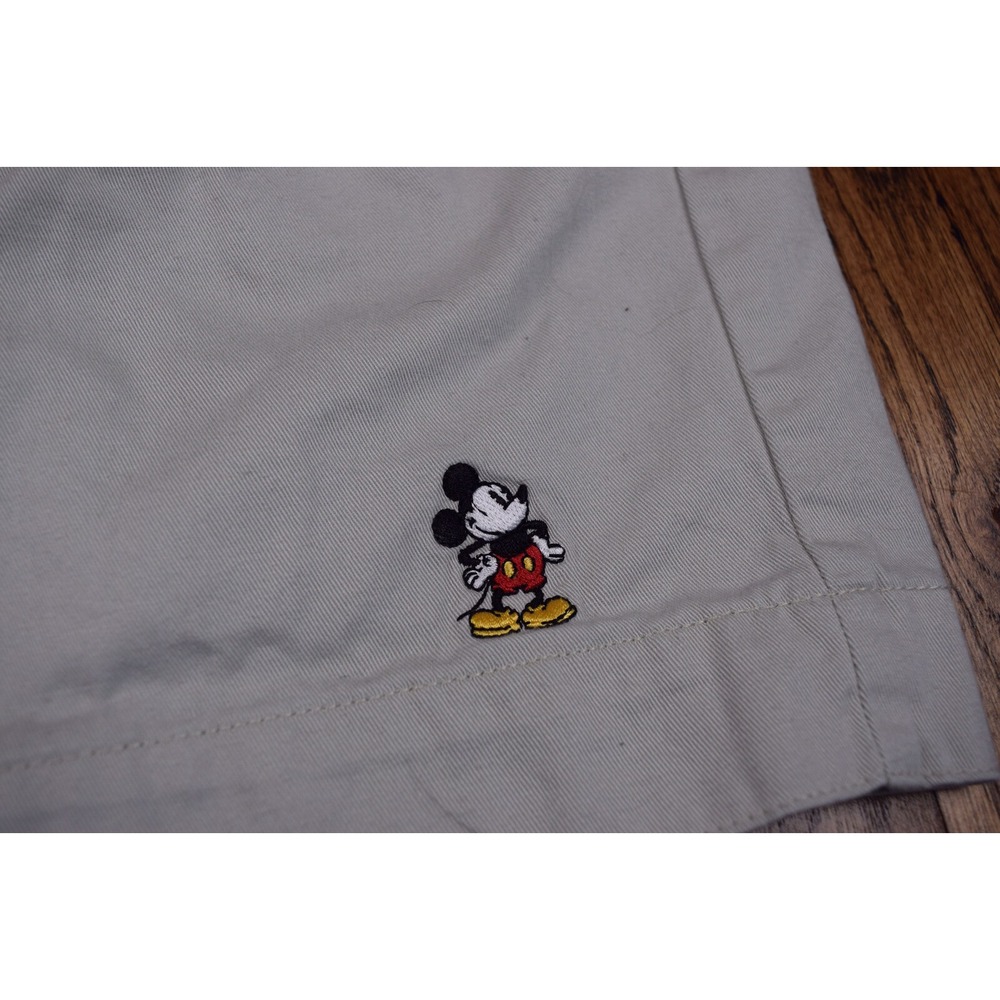 Women's Disney Authentic Mickey Mouse Tan Shorts Size 34x5 - Picture 3 of 5